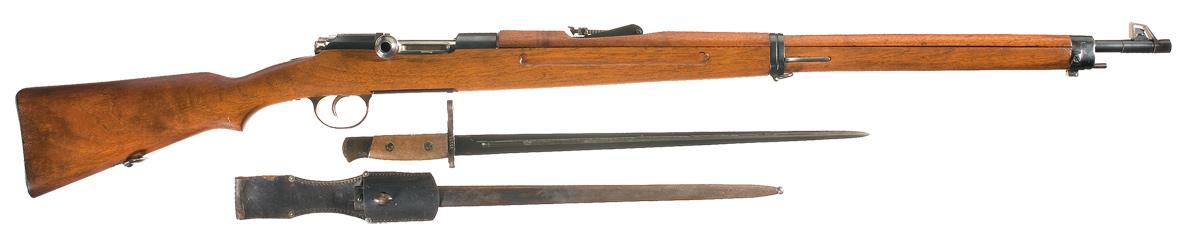 Винтовка Mannlicher-Schoenauer M1903/14 итальянского производства со штыком